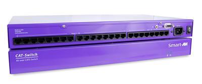 CAT5 Video Matrix Switch with audio 8 inputs and 8 outputs CSW08X08S