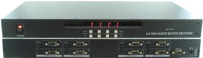 Shinybow SB-4144 4x4 VGA w/ Stereo Audio Matrix Routing Switcher