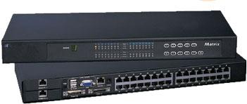 MU-1602 Cyberview Matrix KVM Switch over Cat5 1U Rackmount 2X16 (1 x Local and 1 x Cat5/6 Remote)