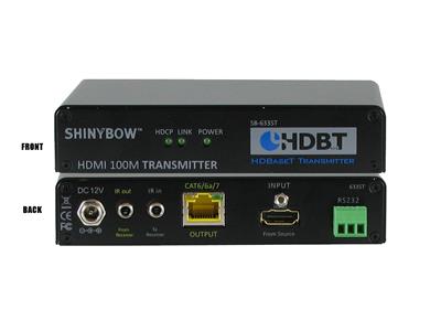 Shinybow SB-6335T HDMI HDBaseT™ TRANSMITTER up to 330 Feet (2-way IR, RS-232, HDMI)