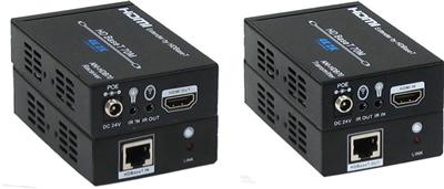 ANI-HDB70 UHD 4K2K HDMI Power Over Ethernet (PoE) Extender Over HDBaseT™ 230 FT (70M) w/ Bi-Directional IR
