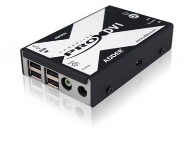 AdderLink X-DVIPRO-DL-US Dual Link DVI and 4 Port USB KVM Extender to 50m