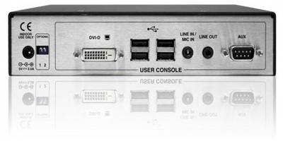 ALIF1002R-US AdderLink INFINITY extender receiver single DVI, USB, audio extension over gigabit with SFP support