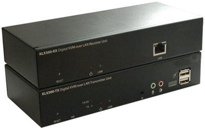 KLX-500 SmartAVI Daisy chainable DVI/VGA KVM Extender via LAN