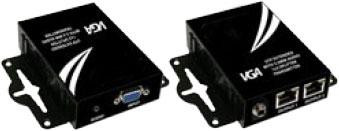 2 Port UTP VGA Splitter Extender with Audio Transmitter