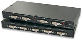 DVI Splitter 8 Port supports DVI-D Single link video
