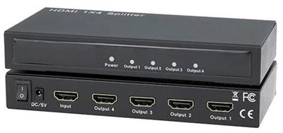 HDMI Splitter 4 Port supports up to 1080P V1.3