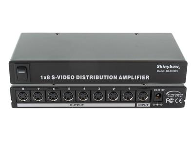 S-Video Splitter Distribution Amplifier, 8 Ports