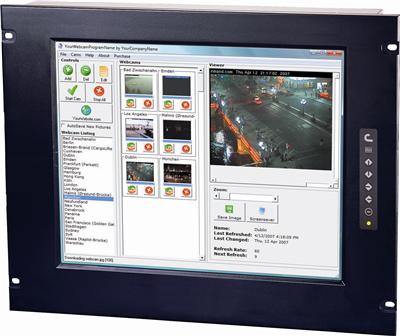8U 19" Rackmount LCD Monitor