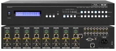 Shinybow SB-5688CKP 8x8 HDMI Inputs / 8x HDMI & 8x HDBaseT™ PoH Outputs - UHD 4K2K Matrix Routing Switch w/ EDID Management/Learning