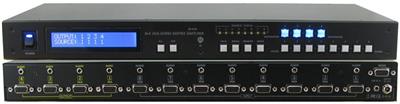 Shinybow SB-4184LCM 8x4 VGA w/ Stereo Audio Matrix Routing Switcher