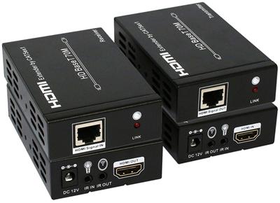 HDMI Extender Power over Ethernet PoE up to 230ft with bi-directional IR and RS232