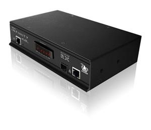 ALIF2000R-US AdderLink INFINITY extender Receiver Dual head or Dual Link DVI, USB and audio extension over Gigabit ethernet or Fiber