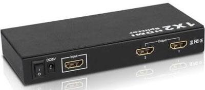 2 Port HDMI Splitter Supports up to 1080P V1.3