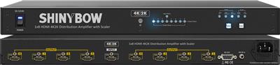 Shinybow SB-5658K 1x8 HDMI UHD 4K2K Distribution Amplifier w/scaler