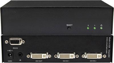 DV-SW2S SmartAVI 2 Port DVI Switch with RS232 Control