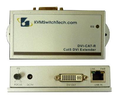 DVIE-101R DVI Extender Receiver over Cat5e/6 Cable up to 300ft